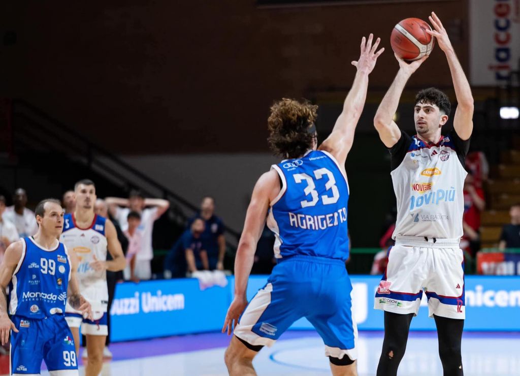 In Sicilia la Novipiù esce sconfitta per 87-78 dal confronto con Agrigento